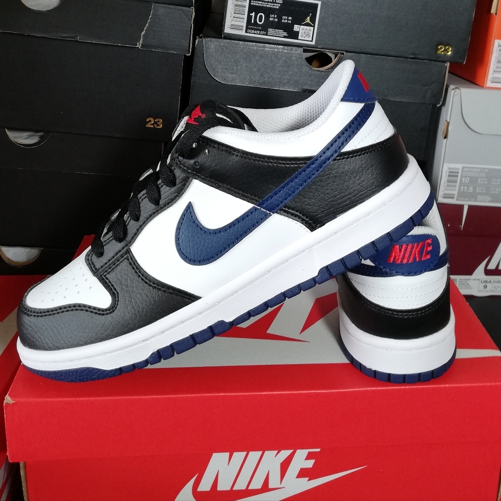 Nike Black, White, and Blue Sneakers